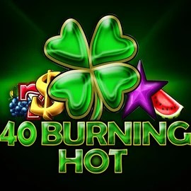 40 Burning Hot logo by Amusnet Interactive Spinorhino Casino