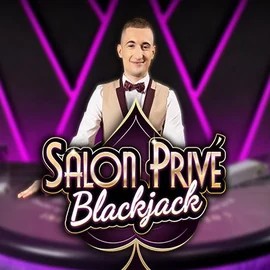 Blackjack Salon Privé casino game by Ezugi – featured logo at Spinorhino Casino