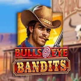 Bulls Eye Bandits slot logo by Origins at Spinorhino Casino