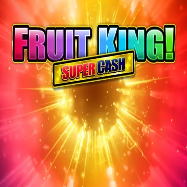 Fruit King Super Cash online game logo by Greentube on spinorhino-be.com