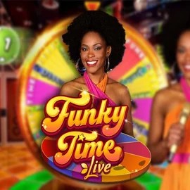 Live Casino logo of Funky Time from Evolution at Spinorhino Casino