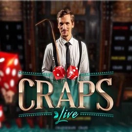 Live Craps slot icon by Evolution, available at Spinorhino Casino
