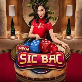 Mega Sic Bac online game logo by Pragmatic Play on spinorhino-be.com