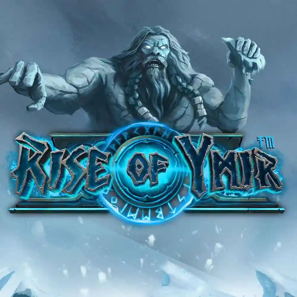 Rise of Ymir logo by Hacksaw Gaming at Spinorhino Casino