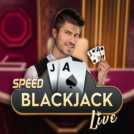 Speed Blackjack logo by Pragmatic Play at Spinorhino Casino
