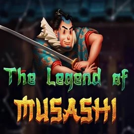 Official Slots logo: The Legend of Musashi by Peter & Sons at Spinorhino Casino