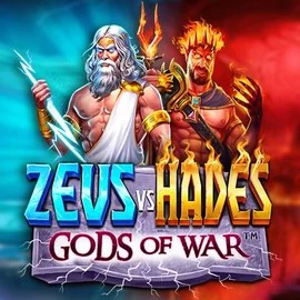 Zeus vs Hades: Gods of War slot logo by Pragmatic Play at Spinorhino Casino